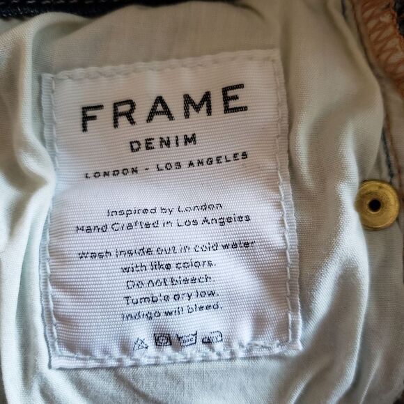 Frame Le Crop Mini Boot Reverse Cuffs Sz 26 - Picture 11 of 11